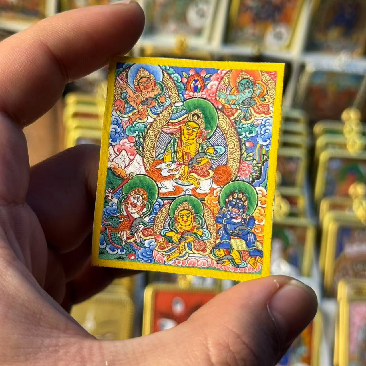 玄烨-【品质优秀/六路C高卡细节拉满】热贡纯手绘唐卡-才让老师作品