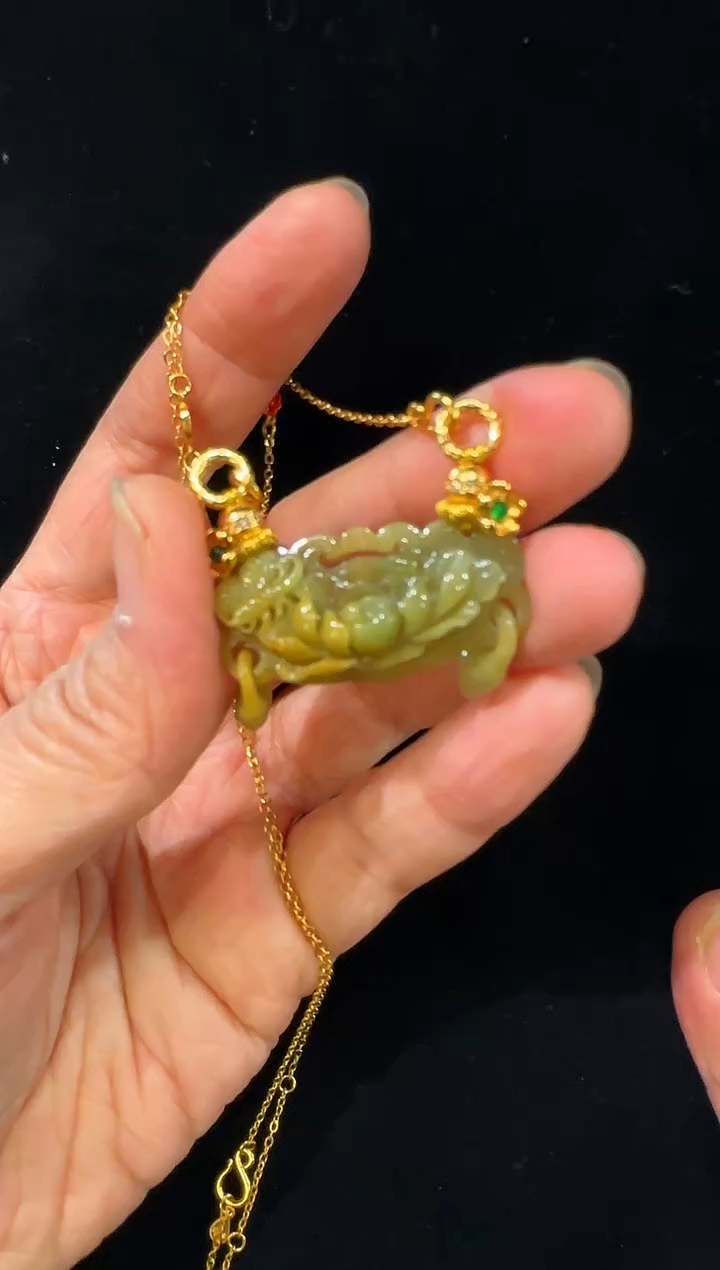 颈饰未镶嵌翡翠国风