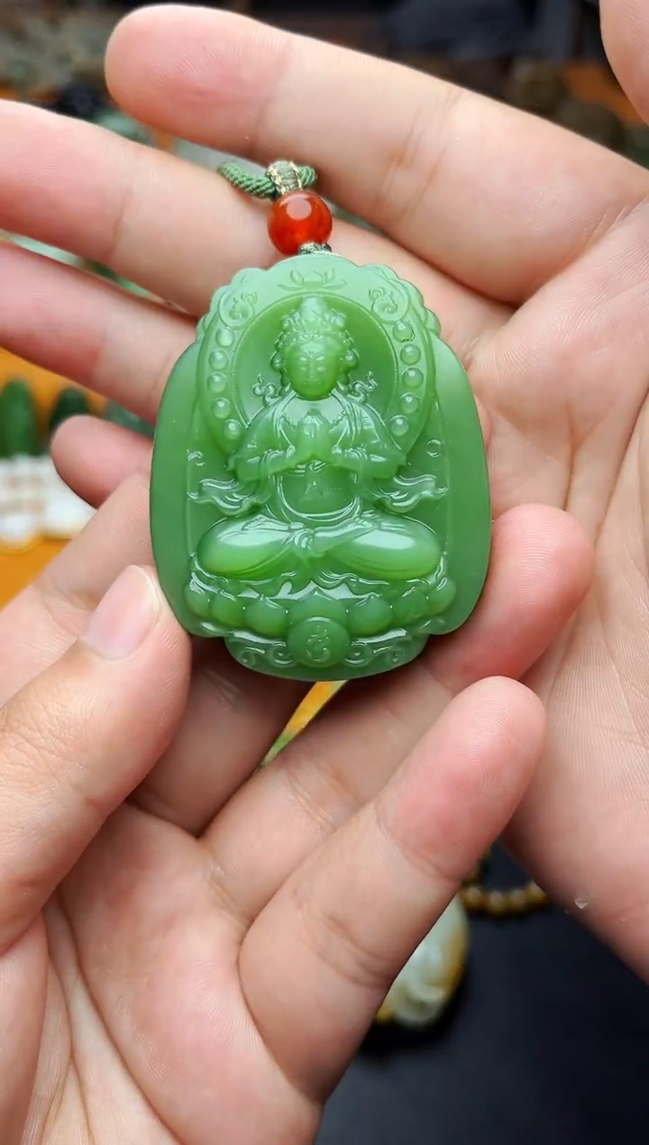 【闪购商品】和田玉颈饰未镶嵌观音01