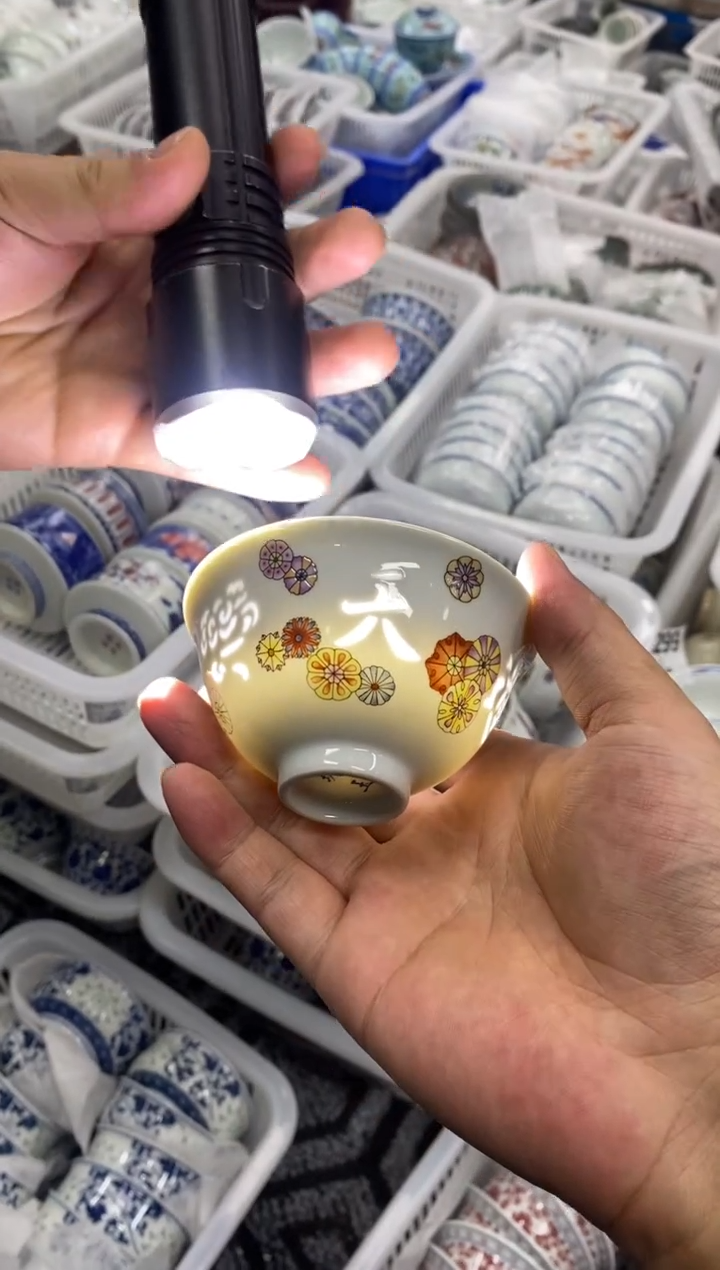 摆件陶景德陶瓷茶具容量约80