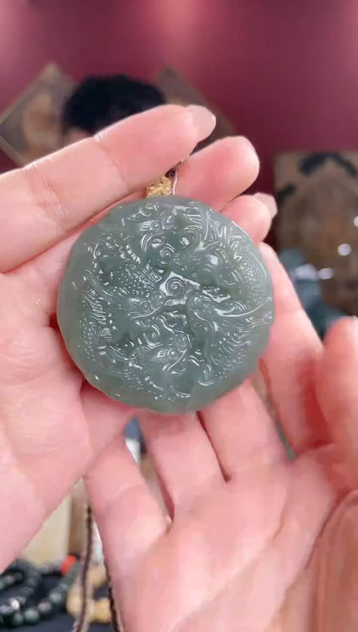 【闪购商品】和田玉颈饰未镶嵌九龙