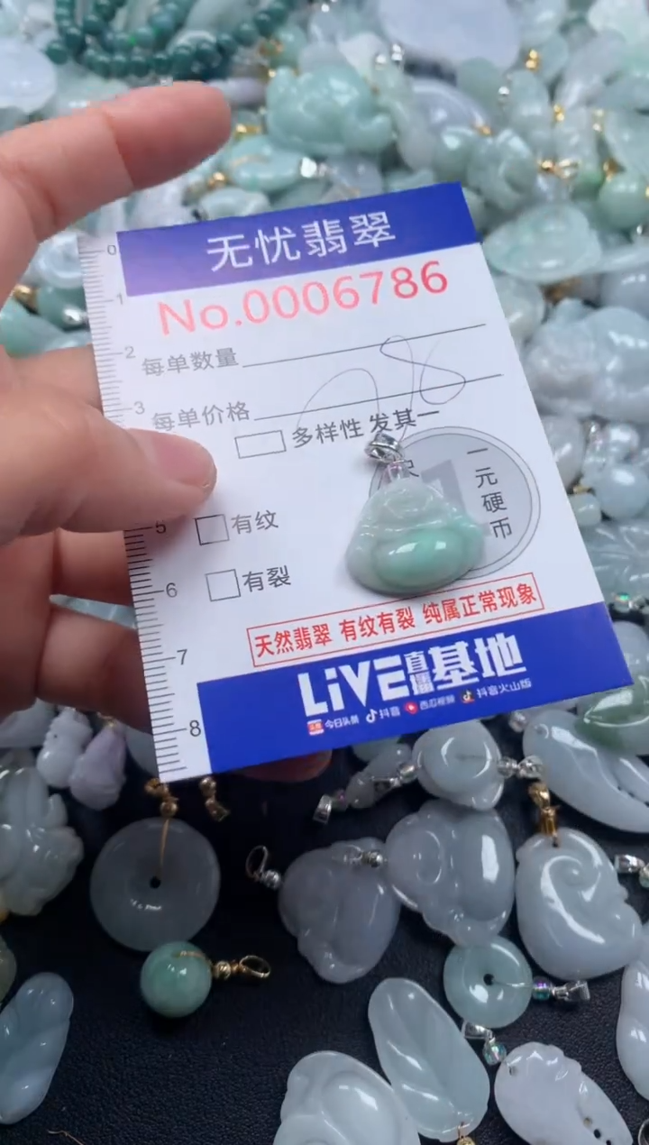 颈饰未镶嵌翡翠6786