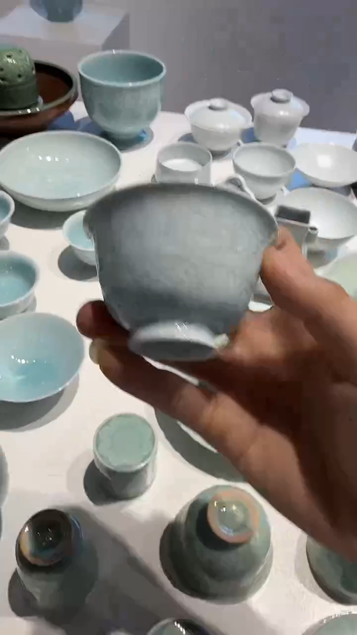 青瓷手工茶器包邮