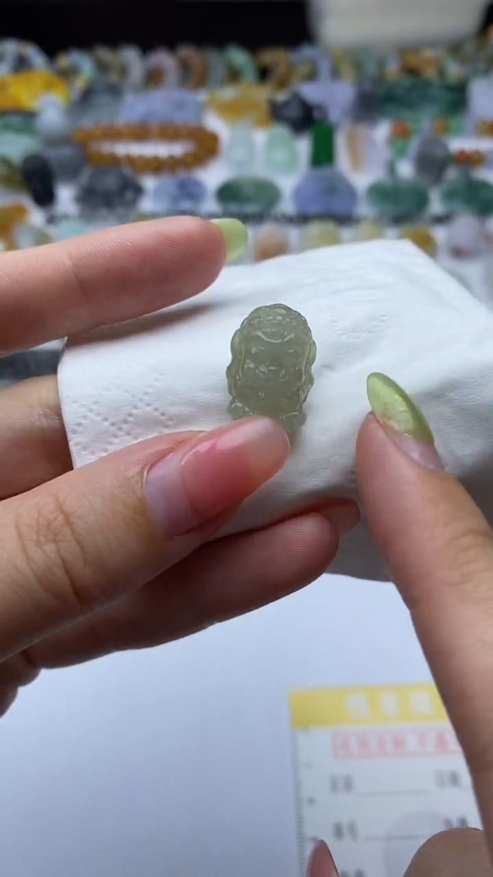 定制翡翠未镶嵌毛货定制不退不换