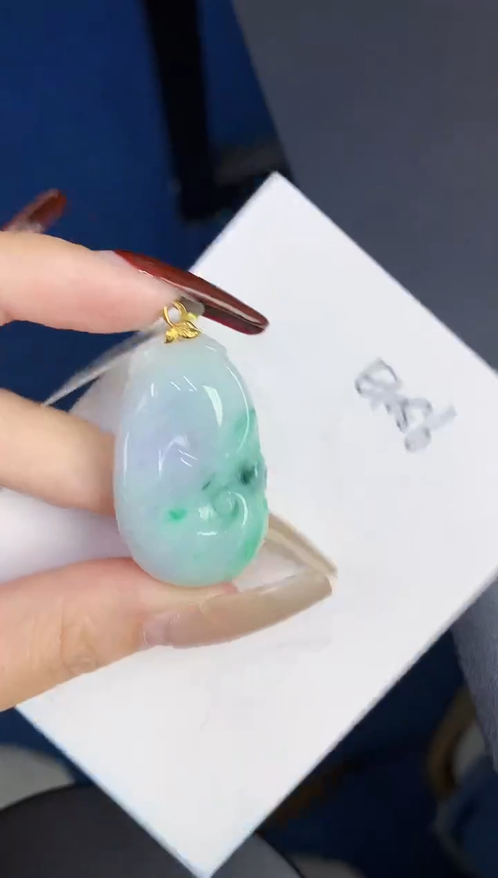 【闪购商品】翡翠颈饰18K金镶嵌0000000000