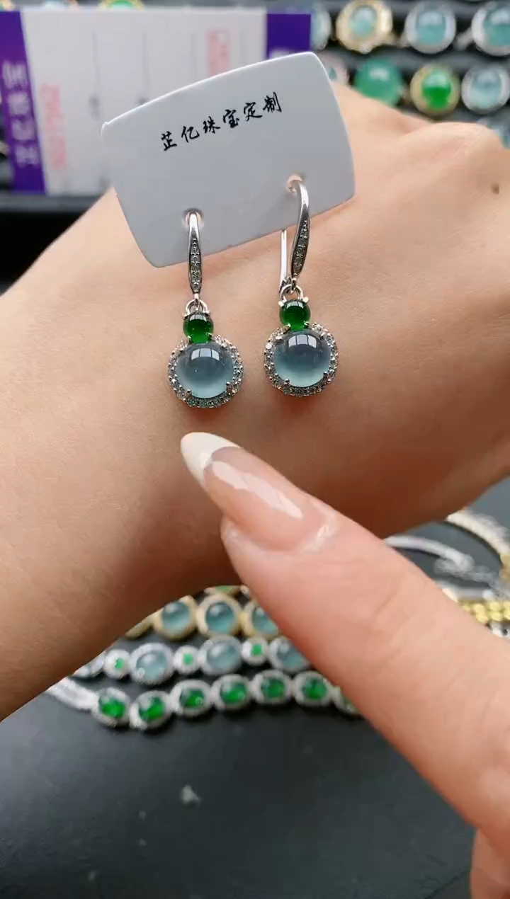 【闪购商品】翡翠戒指银S925镶嵌111111