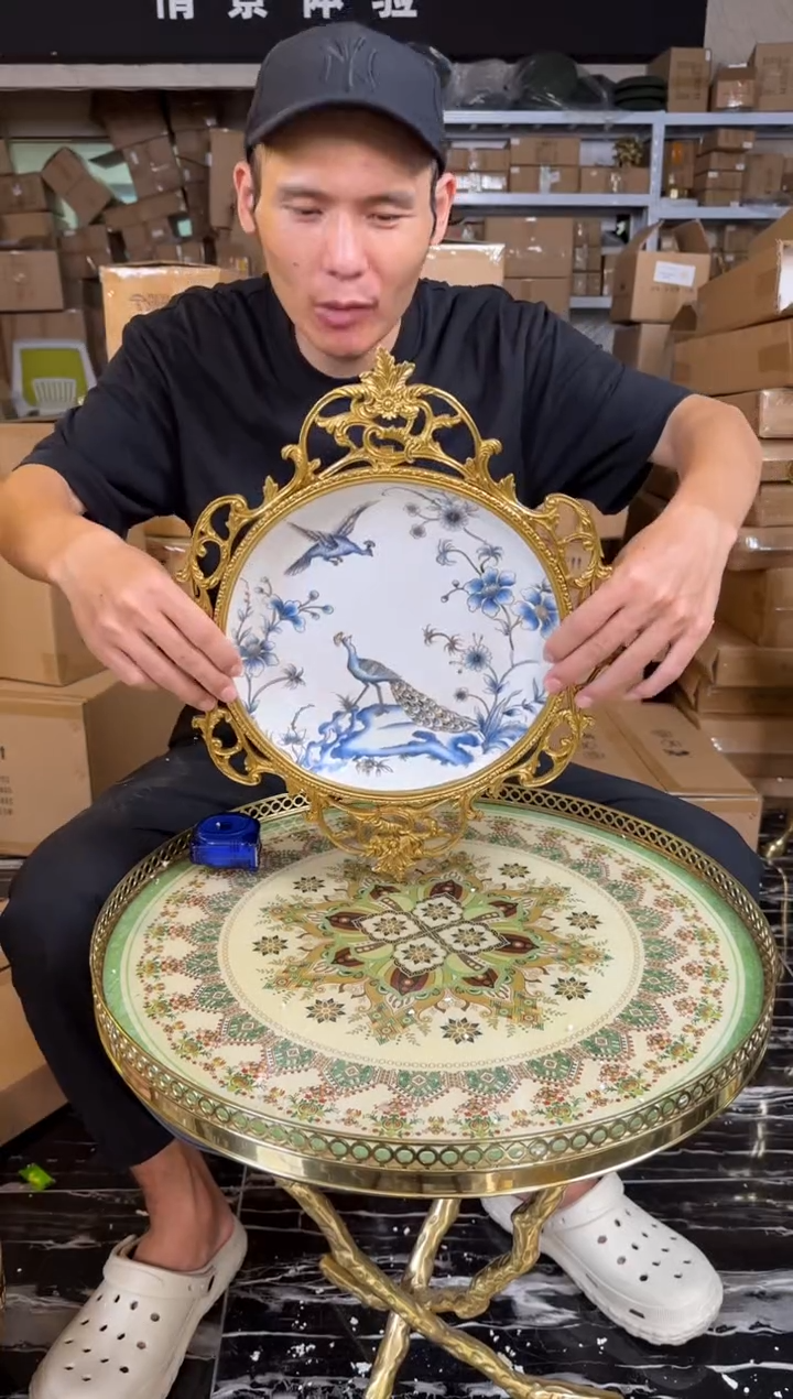 黄铜黛姿家居装饰品摆件 