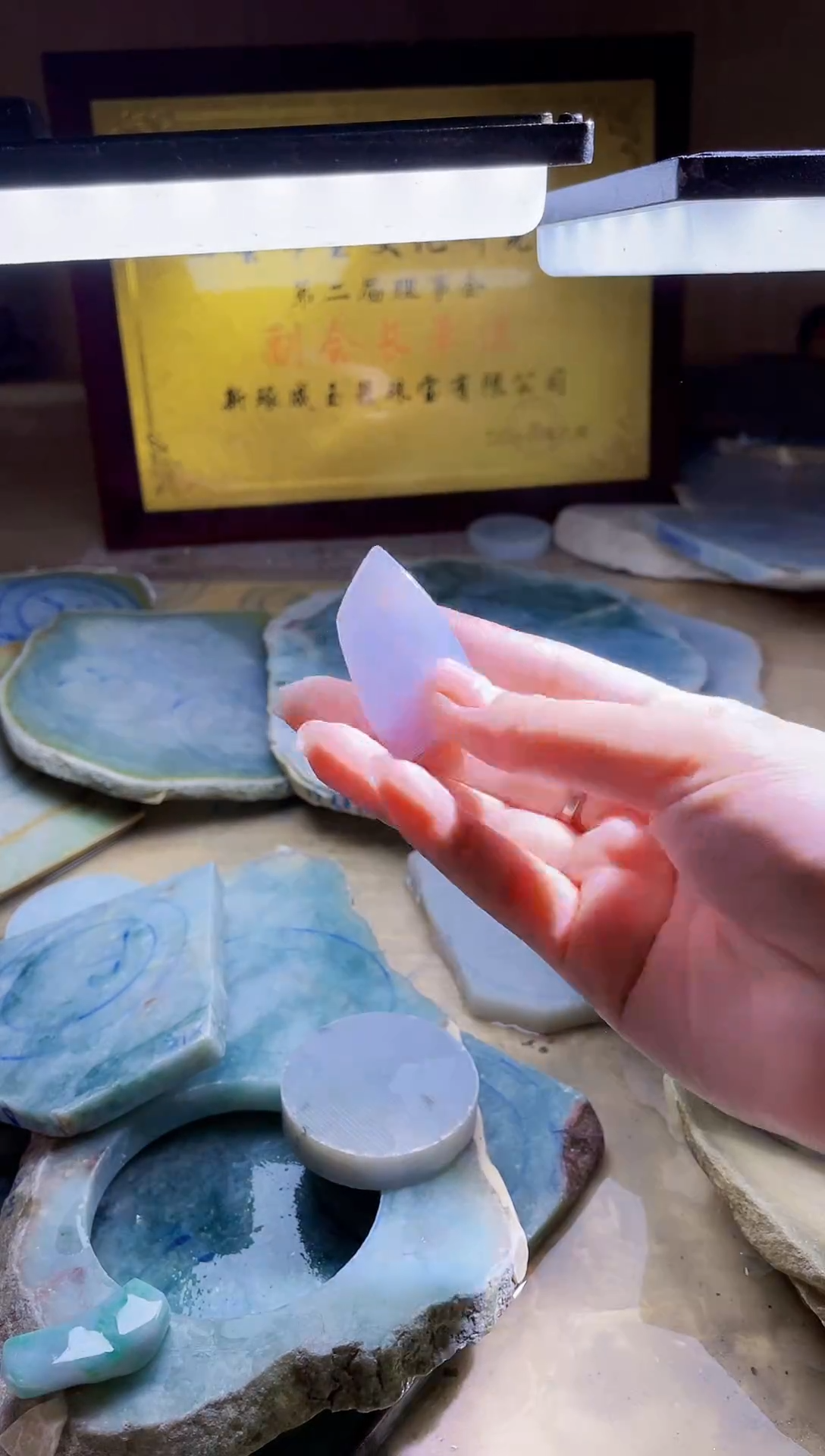 翡翠未镶嵌颈饰A货璀璨905