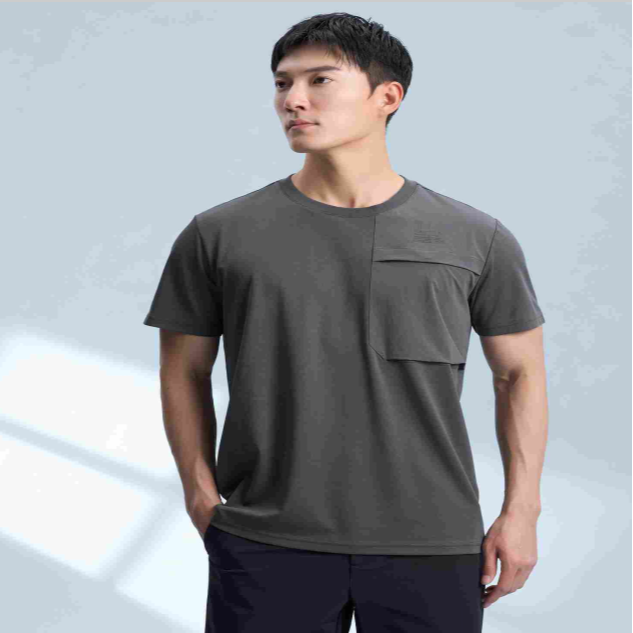 诺帝卡 简约舒适短袖圆领T恤-232TM320202A
