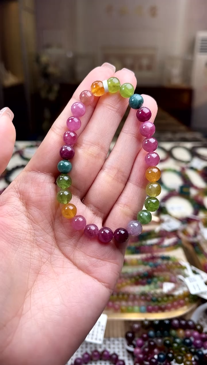 【闪购商品】碧玺/未镶嵌7mm+碧玺单圈多样性发货