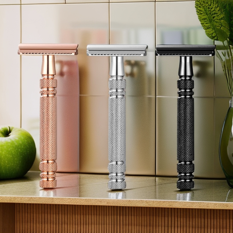 Greathouse老式双面手动剃须刀刮胡刀刮脸刀全封闭式刀头设计