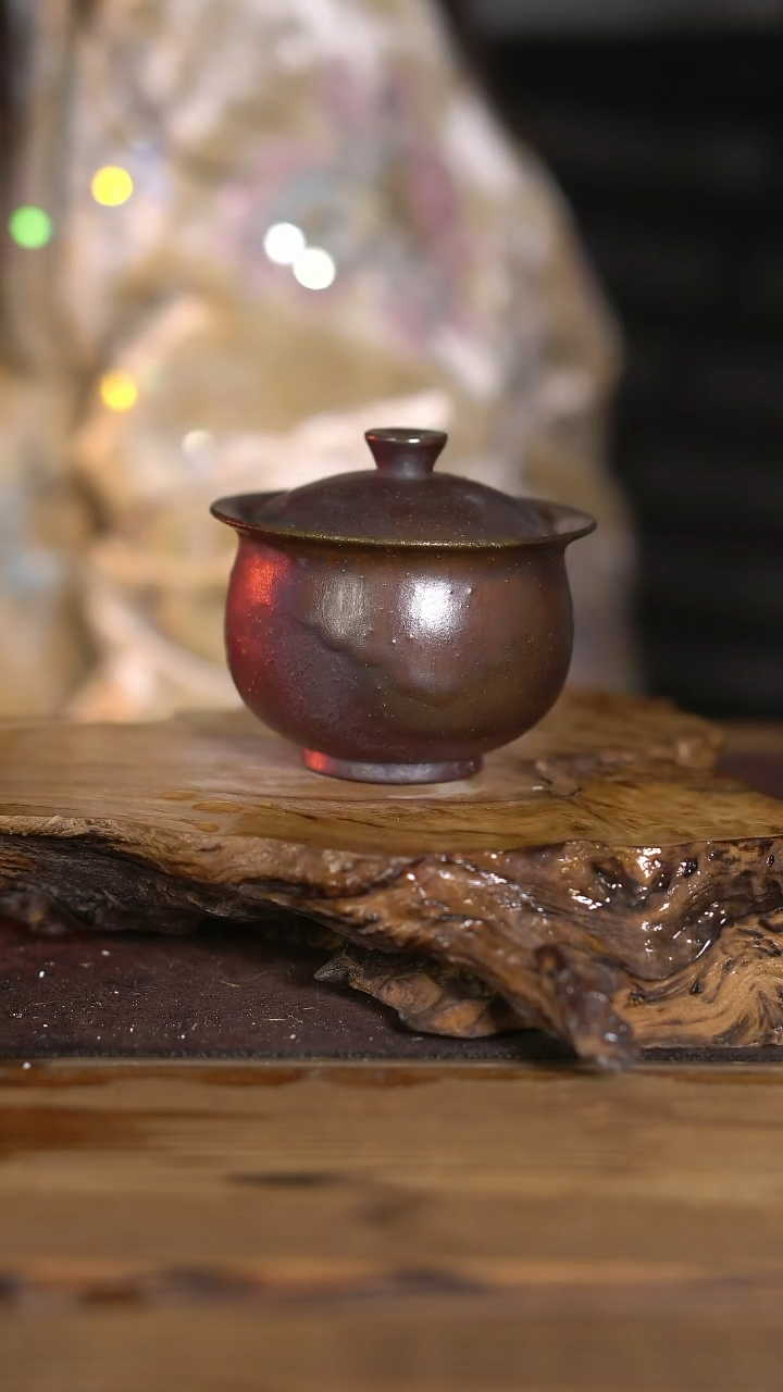 景德镇纯柴烧 盖碗 23