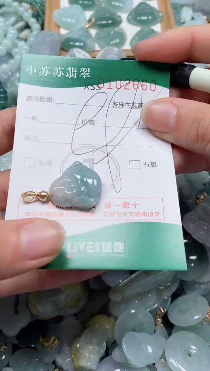 【闪购商品】翡翠颈饰未镶嵌闪购商品0102660