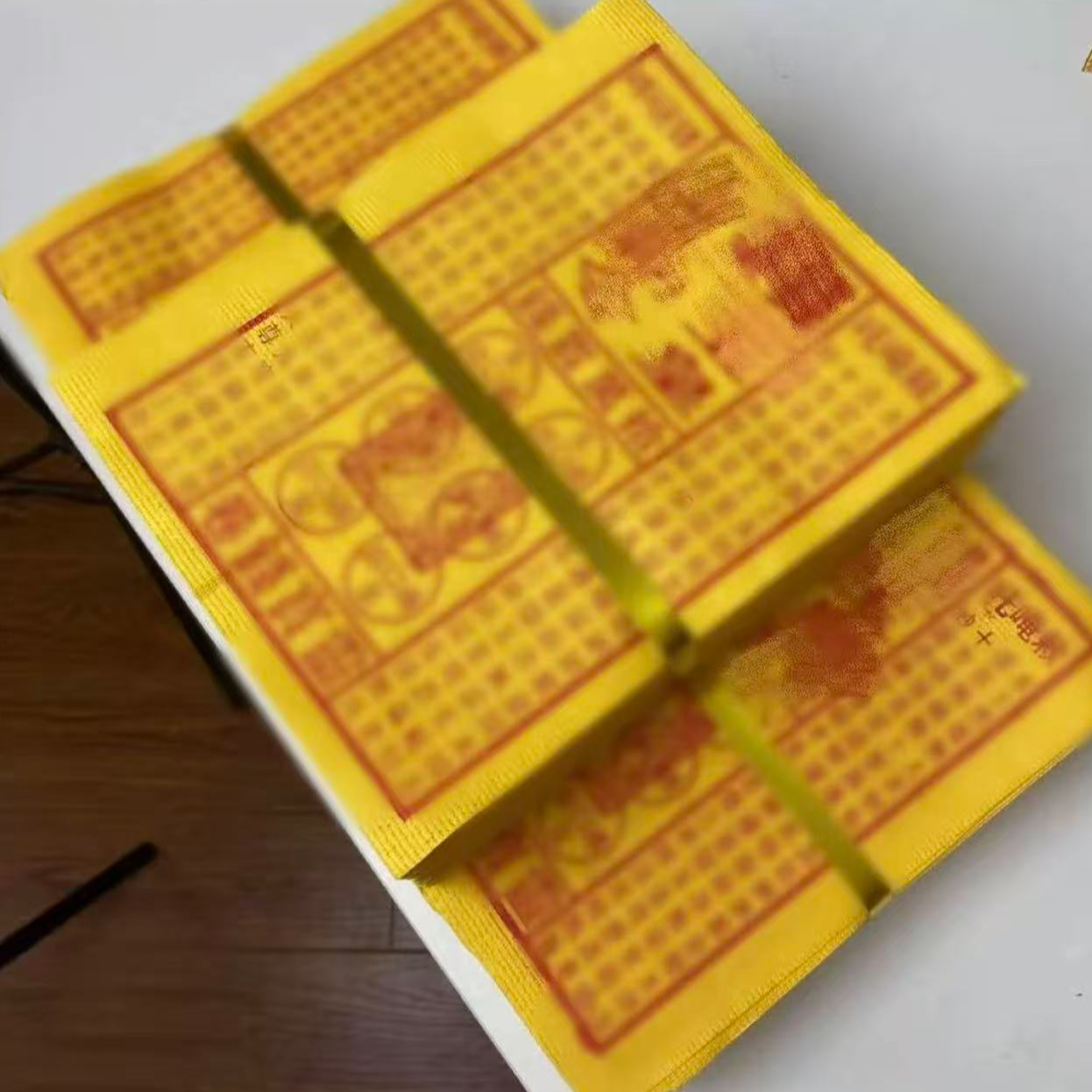 手工朱砂油墨印加厚玉皇纸张张清晰