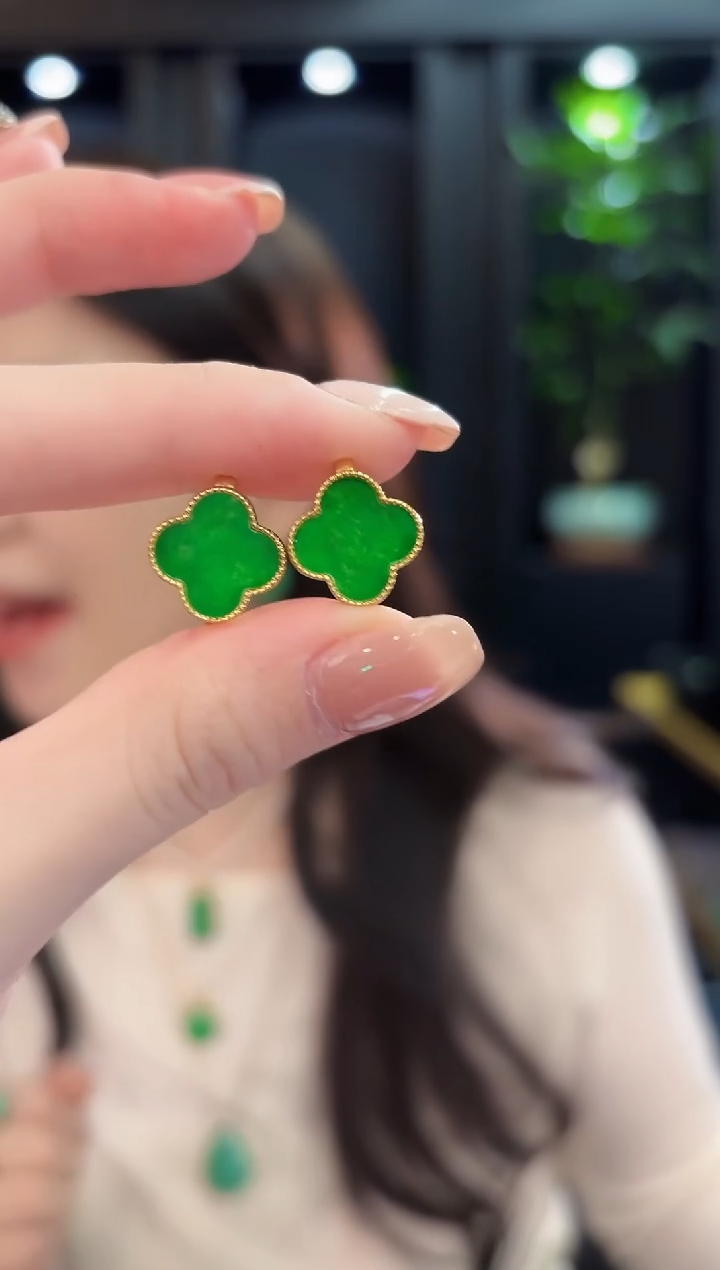 未镶嵌翡翠耳饰缅甸A货/多样性发货/一件