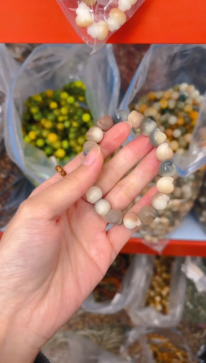 吊坠菩提根/象牙果三花猫爪