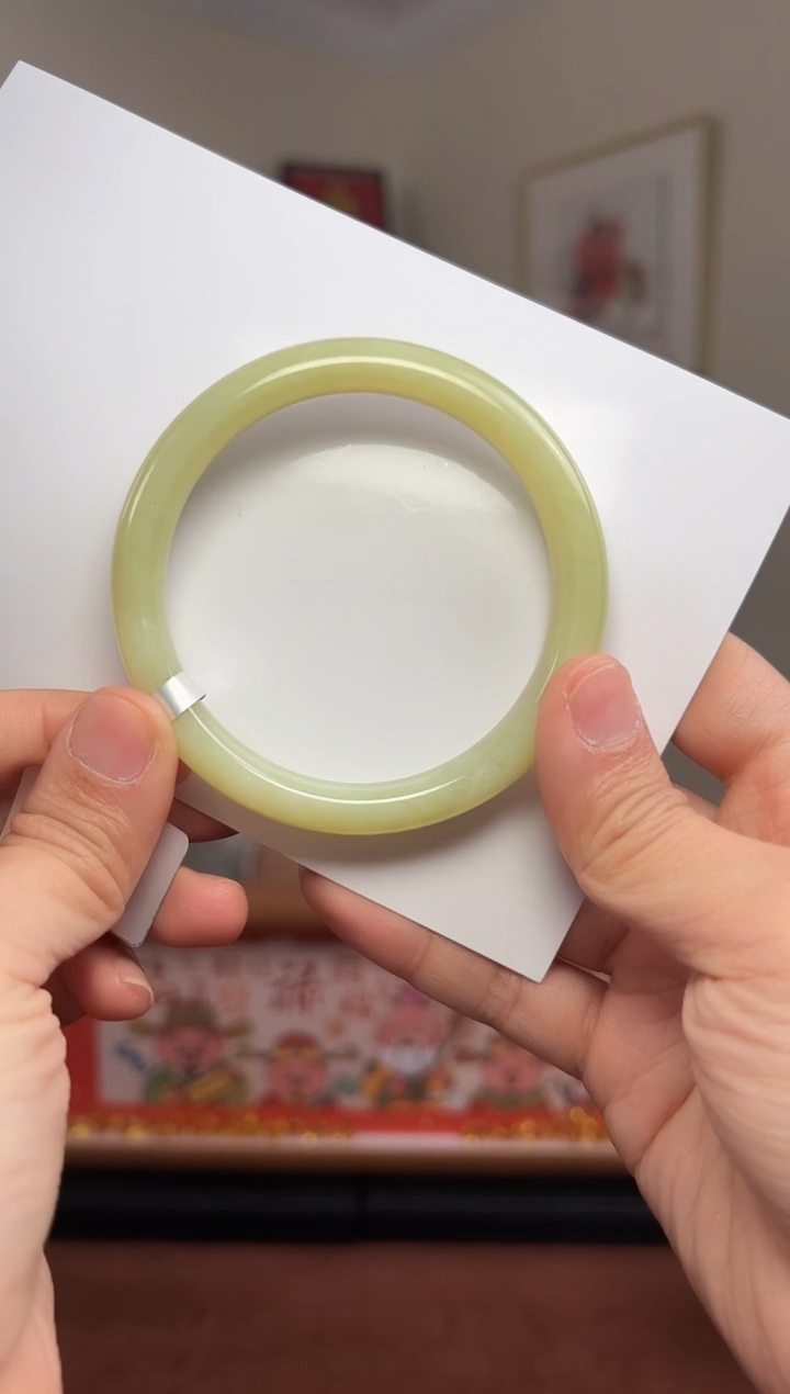 【闪购商品】和田玉S9-未镶嵌61.5mm 12*8mm