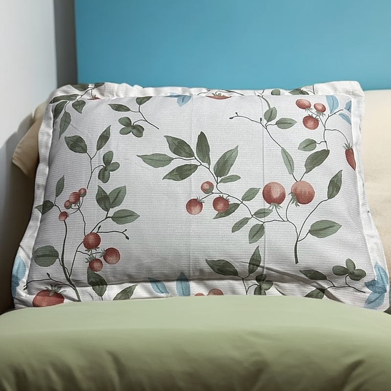 全荞麦壳枕头成人棉麻套儿童学生宿舍枕芯加棉麻枕套