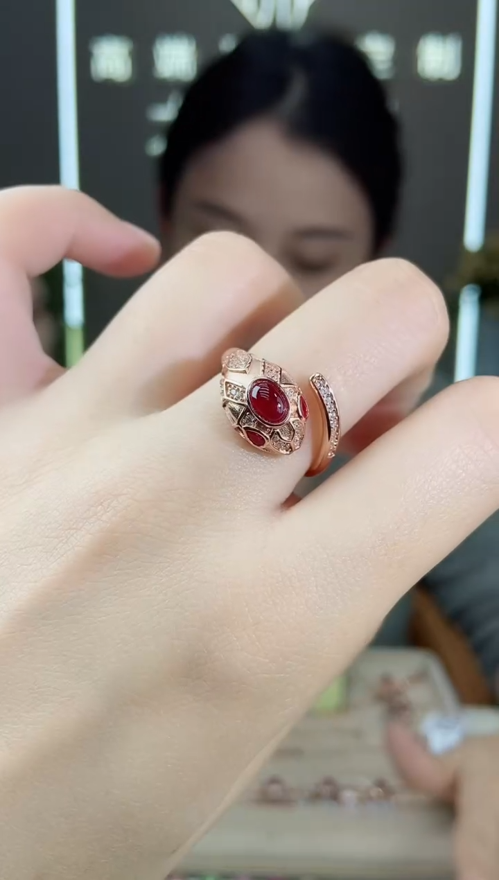 【闪购商品】红宝石手饰银S925镶嵌手饰