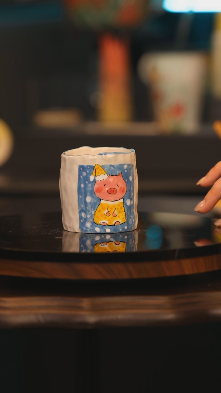 【闪购商品】摆件景德镇釉下彩绘设计师款陶瓷