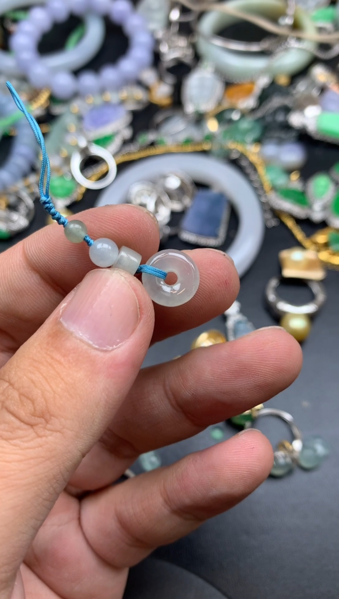 颈饰未镶嵌翡翠一**过沉沉商品不退不换