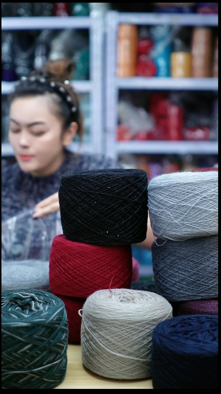 羊毛欢姐手编线D344