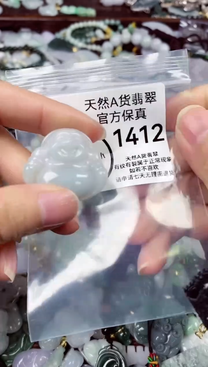 【闪购商品】翡翠颈饰未镶嵌天然A货翡翠1412
