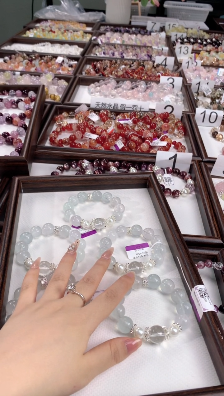 未镶嵌手链水晶粉晶狐狸随性手链