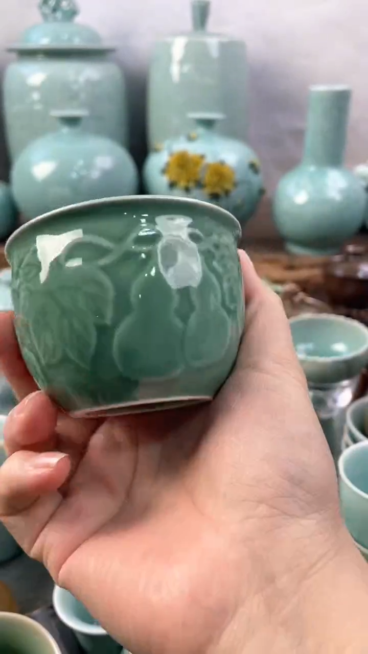 【闪购商品】特价 微瑕 慧仙青瓷