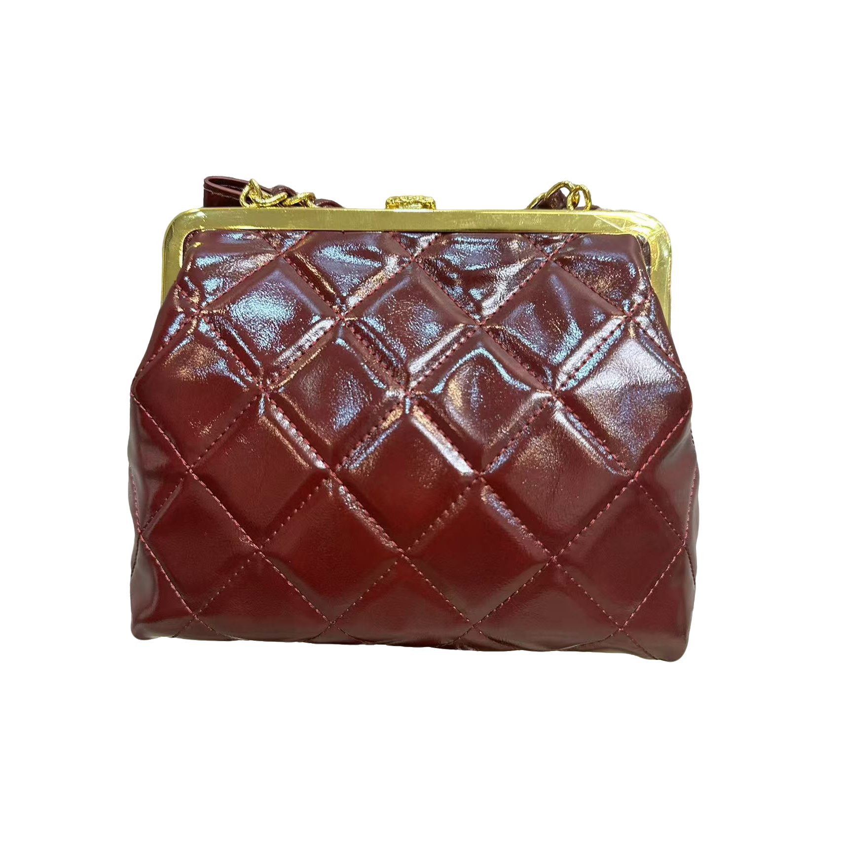 TOLEX2025新款手工时尚百搭蝴蝶真皮女包红色20cm