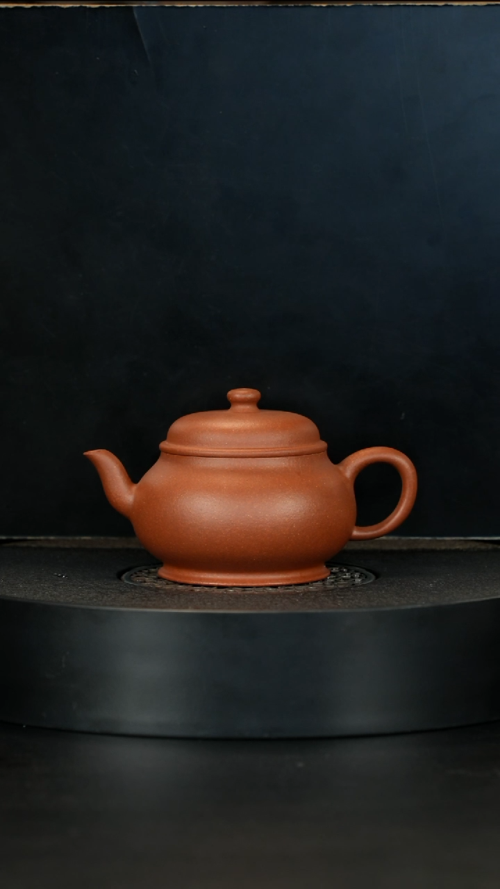 【闪购商品】紫砂茶壶宝山红泥矮宫灯170cc