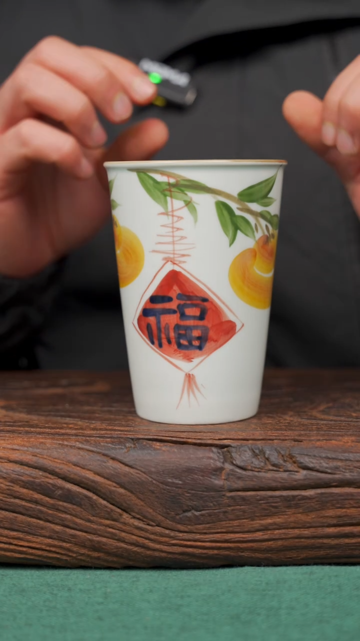 【闪购商品】瓷片102景德镇杯釉下手工手绘瓷器