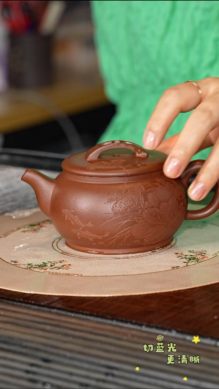 茶壶紫砂宜兴紫砂 ZCP 紫潭泥