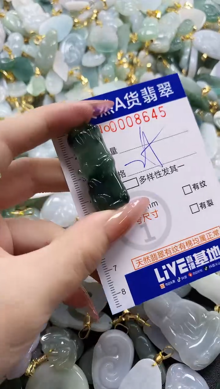 颈饰未镶嵌翡翠天然A货翡翠