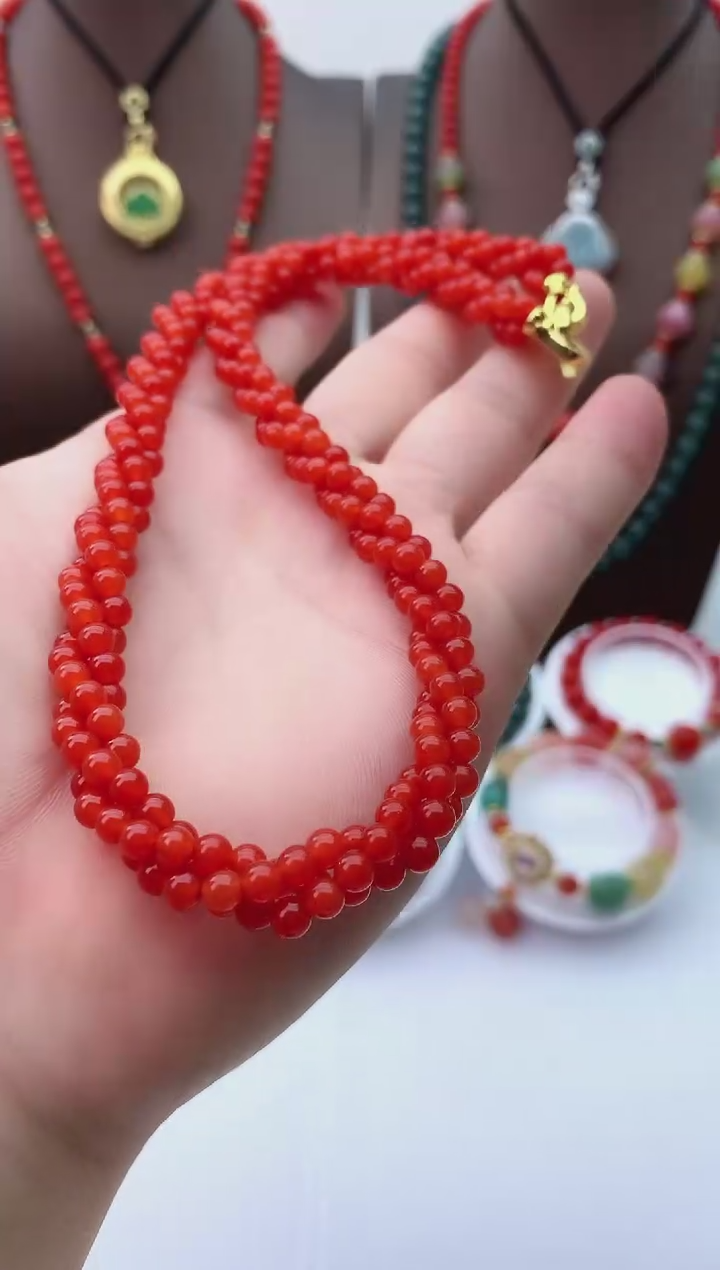 【闪购商品】翡翠未镶嵌颈饰D236项链