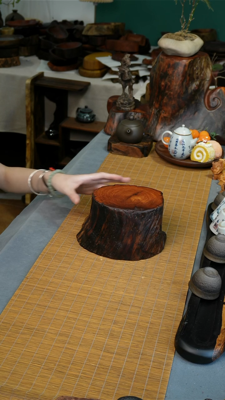 老挝花梨木底座18.5-12-11