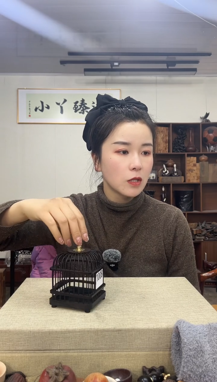 【闪购商品】木1008蝈蝈笼子摆件木木木