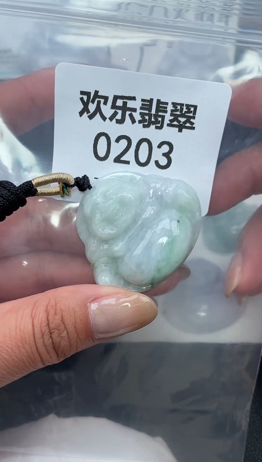 颈饰未镶嵌翡翠缅甸天然翡翠0203