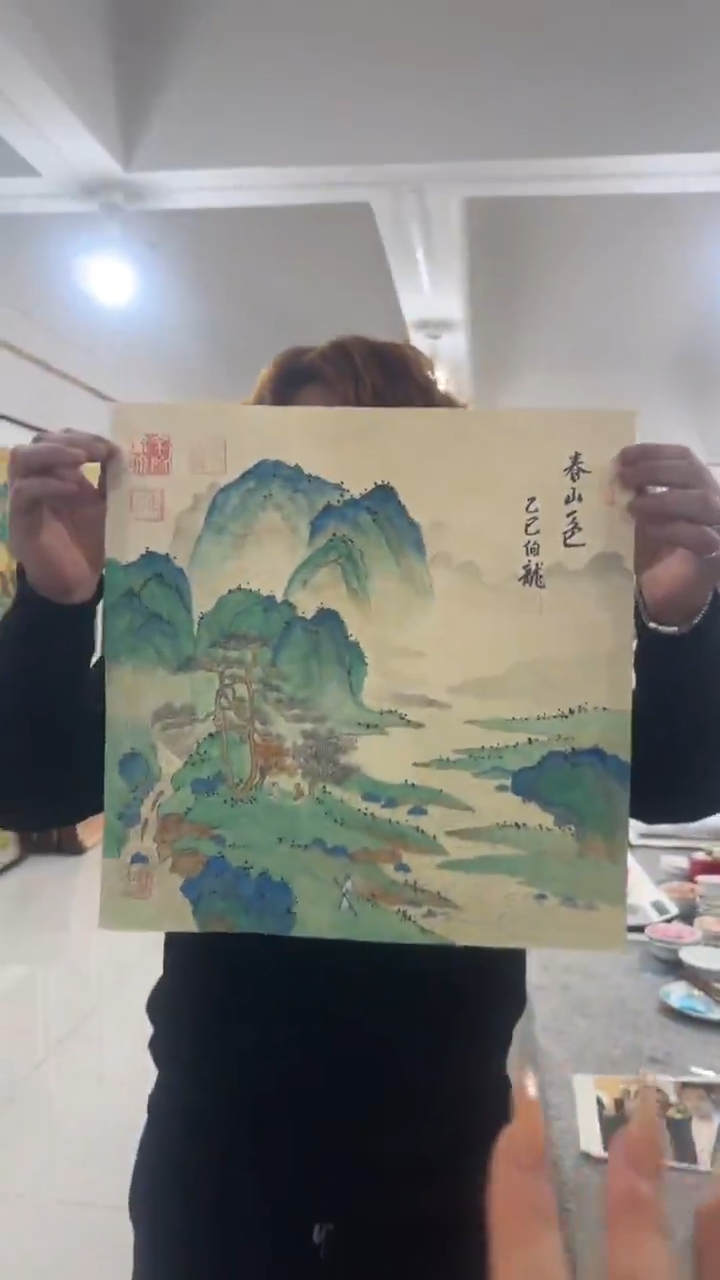 【闪购商品】国画伯龙手绘国画