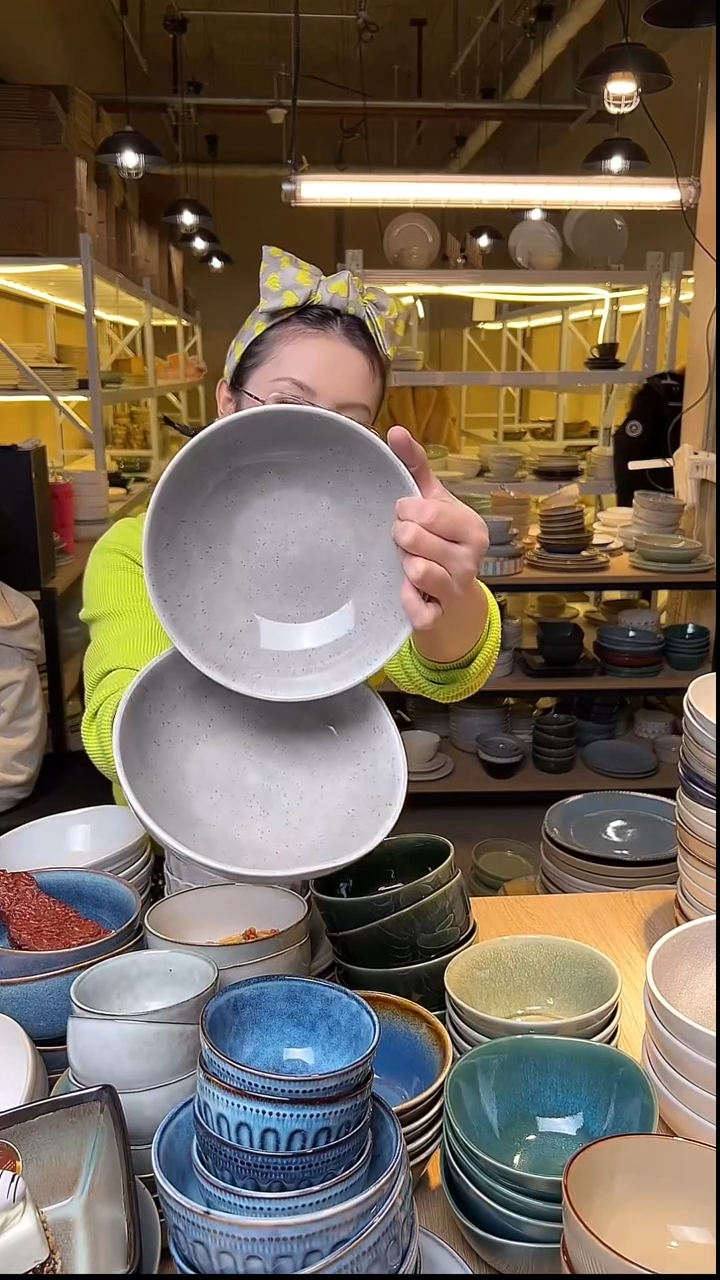 瓷280外贸尾货窑变釉下彩默认瑕疵