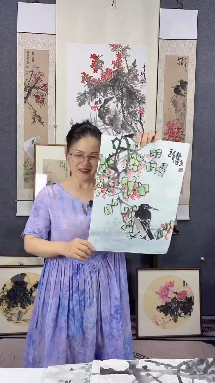 国画42*32吴铁成作品
