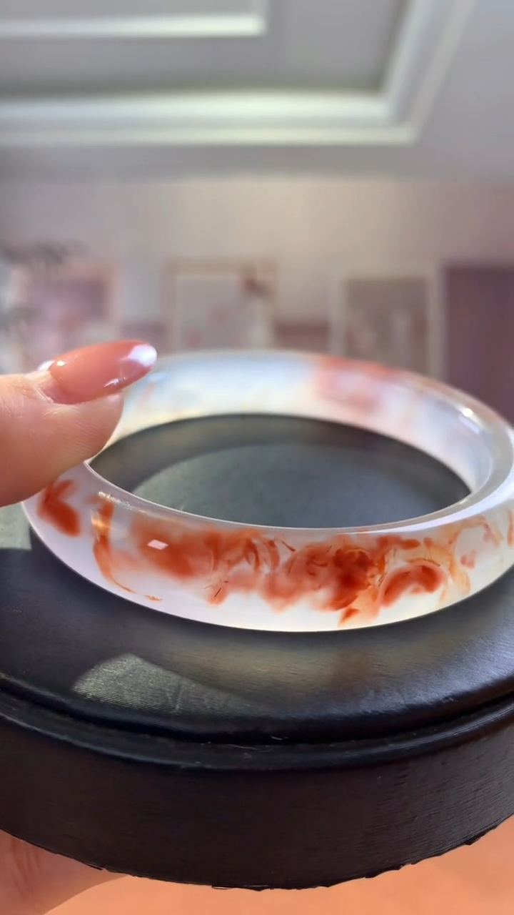 【闪购商品】玛瑙/玉髓手镯未镶嵌南红玛瑙手镯60