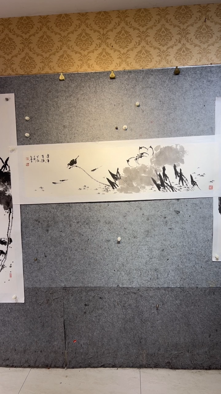 国画澹*张自学水墨画46