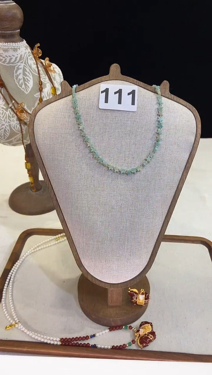 项链钛钢淡水珍珠111