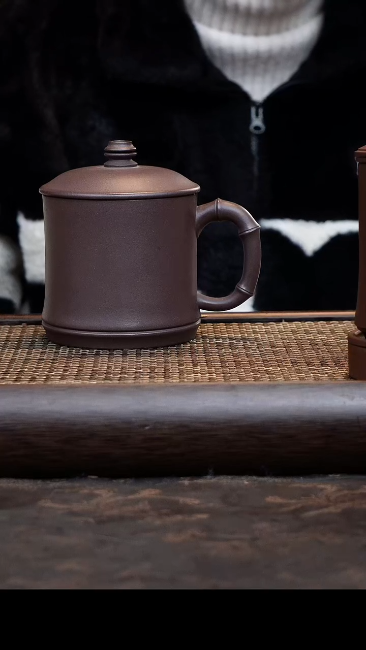 【闪购商品】紫砂茶杯天青竹节