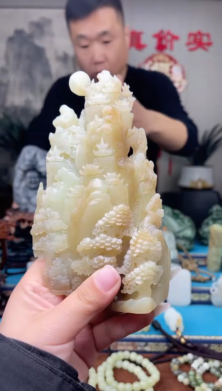 【闪购商品】和田玉未镶嵌挂件1