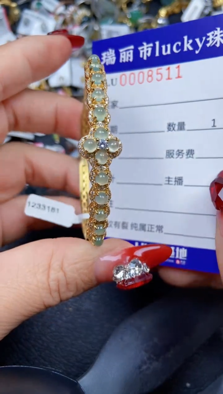 【闪购商品】翡翠颈饰银S925镶嵌8511