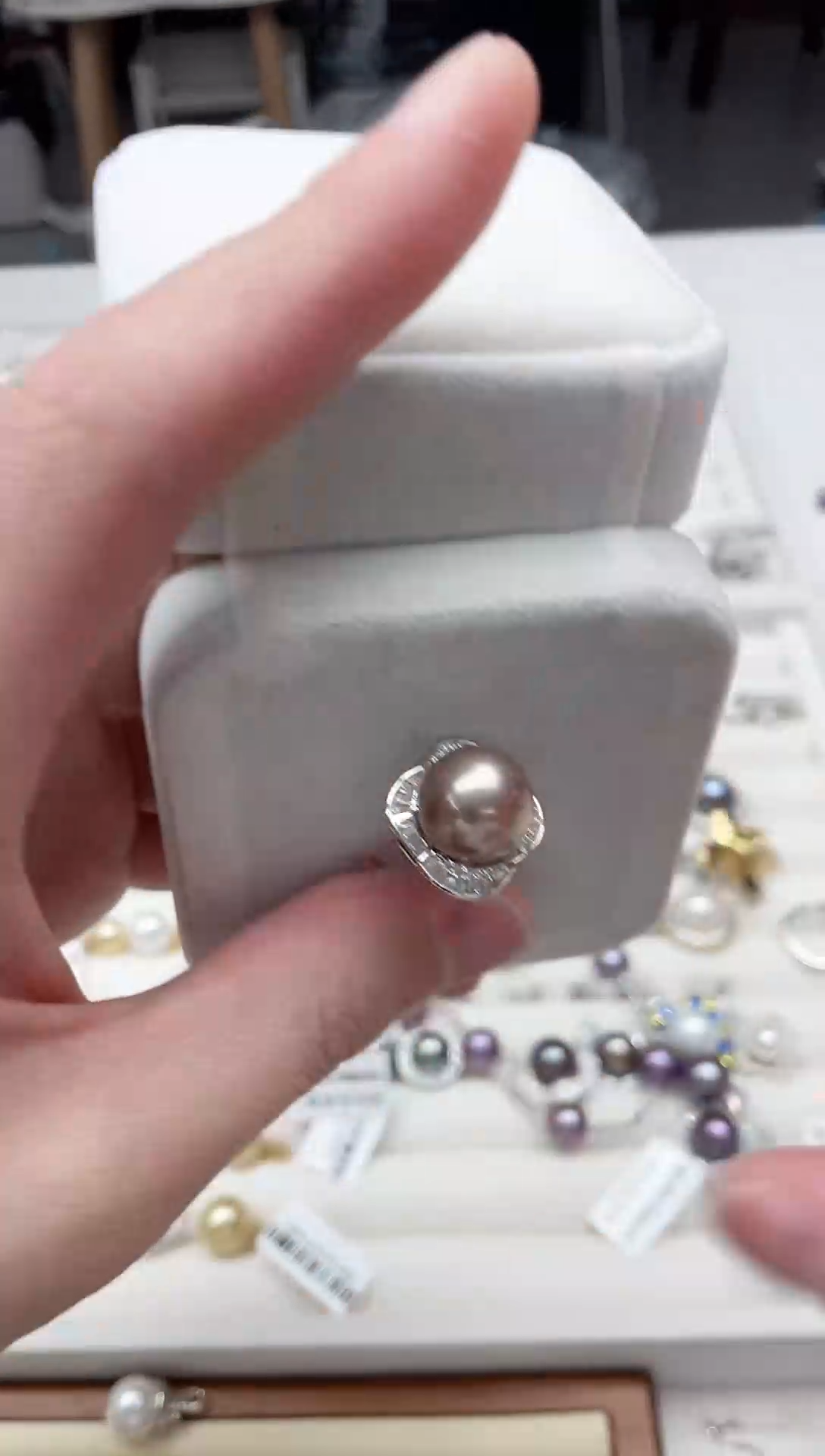 【闪购商品】淡水珍珠戒指银S925镶嵌戒指