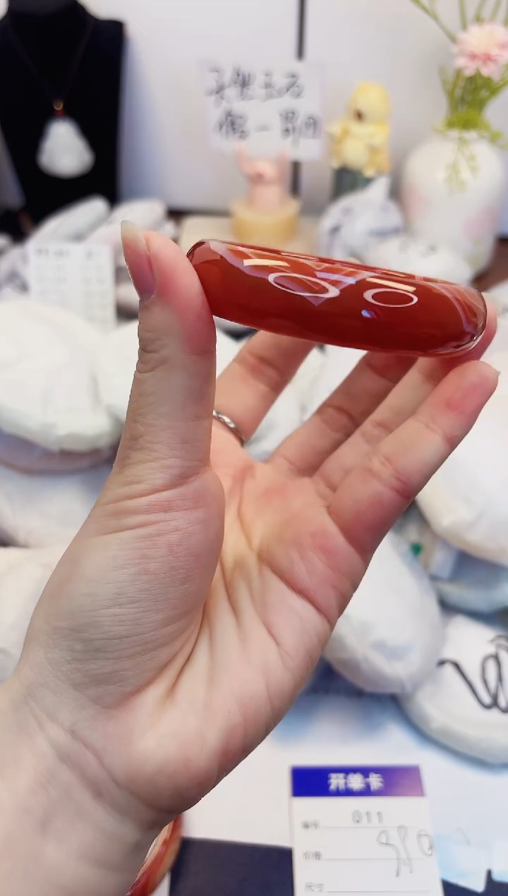 【闪购商品】石英质玉手镯未镶嵌11-玛瑙-圈口58