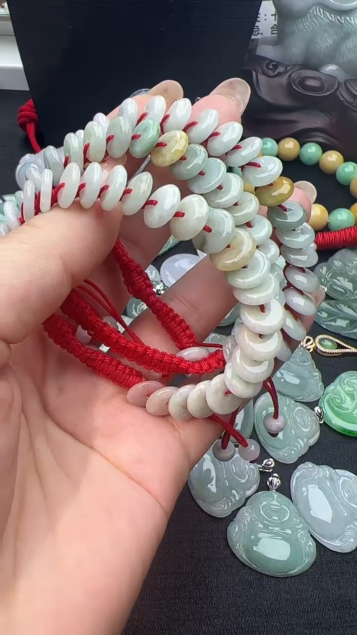 未镶嵌手串翡翠大人款平安扣手串